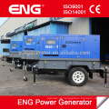 Mobile Trailer Generator 100kva Silent Type Dieselaggregat (2 x Räder)